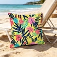 thumbnail image 4 of Btomtd Floral Fruit Throw Pillow Covers 18 x 18 Inch, Outdoor Waterproof Summer Pillow Case, Couch Pillow Covers for Courtyard Balcony Seat, H, 4 of 6