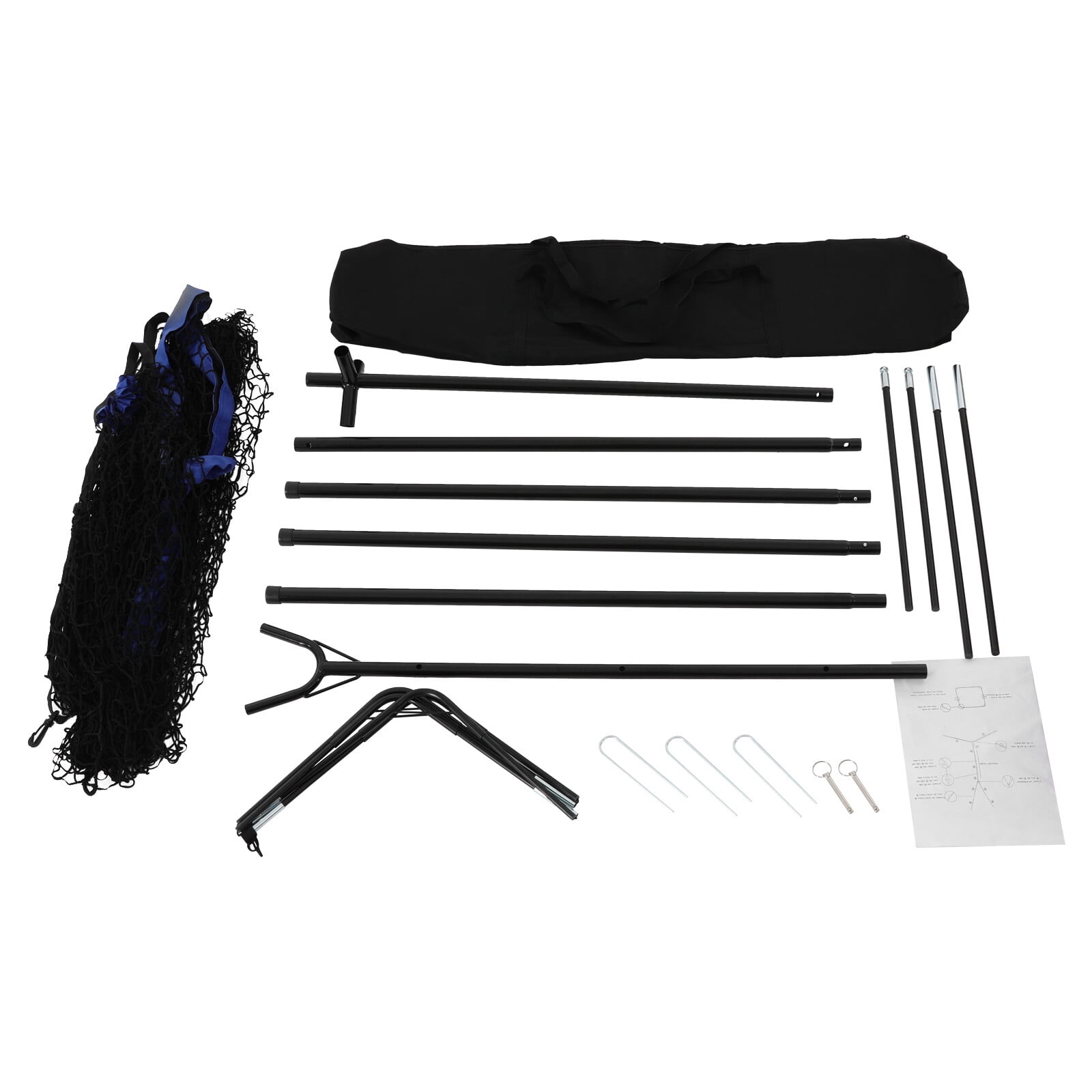 ToppiJoy Volleyball Setter Trainer Net Volleyball Training Equipment Practice Volleyball Net with Adjustable Height & Angle