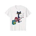 thumbnail image 1 of Pete the Cat Playing Guitar Baby Tee - Y2K Baby Tee, 90s Baby Tee, Graphic Shirt Crop, Coquette, Vintage Design, 1 of 6
