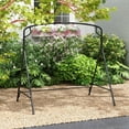 thumbnail image 4 of Gymax Metal Porch Swing Stand Heavy Duty Hanging Swing Frame Indoor Outdoor, 4 of 10