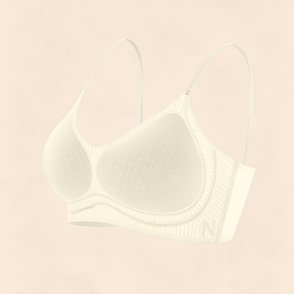SPZTSX Womens Wireless Bra Breathable Mesh Lightweight Seamless T-Shirt Bra with Soft Support for All-Day Comfort