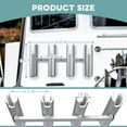thumbnail image 2 of Aluminium Fishing Rod Holder for Boat, Wall & Truck - 4 Rod Capacity with Scratch-Proof, 2 of 5