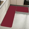 thumbnail image 4 of Kitchen Rugs, Kitchen Mat With Non- Rubber Backing, Stylish Woven Red Pattern Design For Home Use,-Fatigue, Floor, 4 of 7