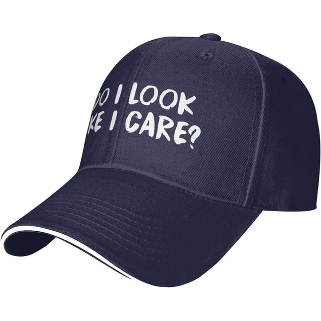 Do I Look Like I Care Hat Classic Low Profile Baseball Cap Adjustable Golf Dad Hats