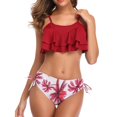 thumbnail image 2 of Birdeem Mode Femmes Maillots de Bain Deux Pièces Volants Vêtements de Bain Robe de Plage, 2 of 12
