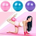 thumbnail image 2 of KRONDO 25cm Mini Yoga Ball Anti-Burst Frosted Pilates Exercise Ball Core Strength Fitness Stability Balance Training, 2 of 8