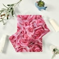 thumbnail image 5 of Dreamtimes Bath Towel Sets for Bathroom Hand Towels Fingertip Towels Happy Valentines Rose Flowers 3 Piece Decorative Soft Cotton Absorbent, 5 of 6