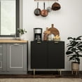 thumbnail image 2 of HOMCOM Sideboard Buffet Cabinet with Adjustable Shelves, Black, 2 of 10