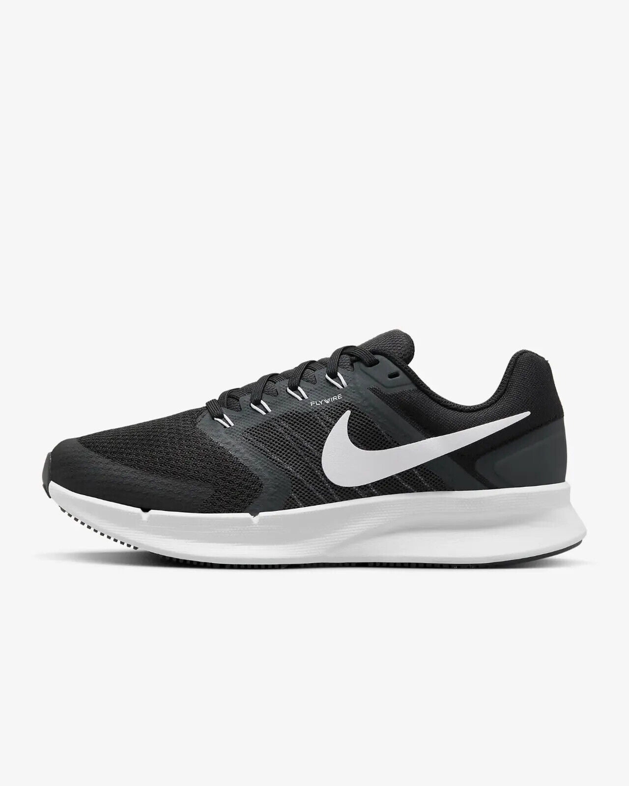 Nike Run Swift 3 DR2698-002 Women's Black/White/Gray Road Running Shoes NR921 (8)