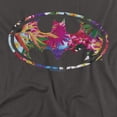 thumbnail image 2 of Batman Hawaiian Shield Women's T Shirt, Charcoal, Large, 2 of 6