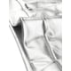 thumbnail image 5 of Top de Tubo Halter Sin Espalda Calado De Cami Corto Metálico Brillante Allegra K Color Plata S, 5 of 5