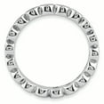 thumbnail image 2 of Bague Grenat Empilable en Argent Sterling Expressions Taille 10, 2 of 3
