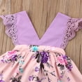thumbnail image 5 of Infant Toddler Baby Kids Girls Clothes Lace Floral Sleeveless Little Sister Romper/ Big Sister Dress Matching Outfits For 0-6 Years, 5 of 8