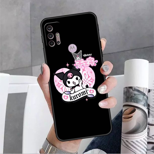 Funda de chica de dibujos animados Kuromi para Motorola G30 G60 Edge 20 Lite G22 G9 Play G8 Plus One Fusion G50 G200 G82 G72 G71 G31 xuanjing unisex