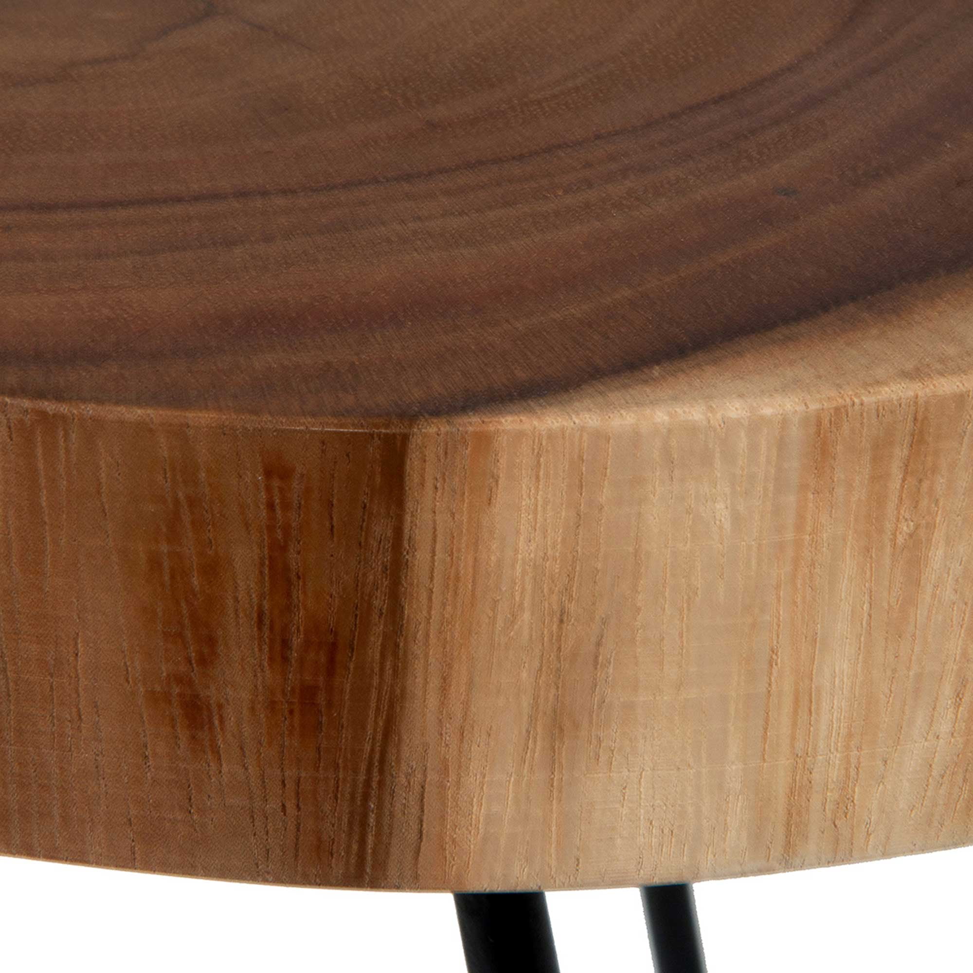 Philip Wood Accent Table by East at Main, Farmhouse Side End Table 14"x19"