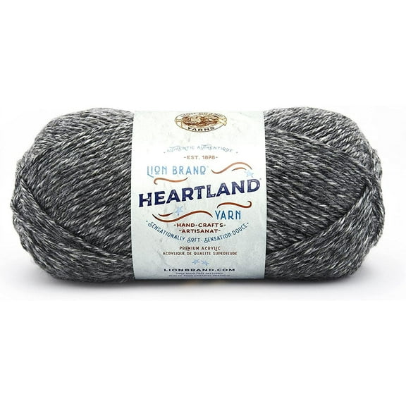 Lion Brand Yarn Heartland Yarn for Crocheting, Knitting, and Weaving, Multicolor Yarn, 1-Pack, Great Smoky Mountains 1 Pack Great Smokey Mountains