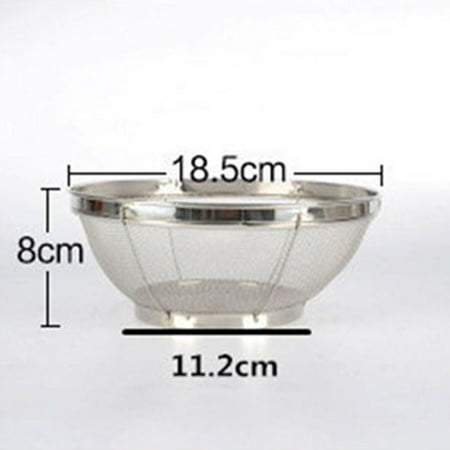 

Goodhd Large Fine Mesh Pasta Strainer Metal Colander for Rice Quinoa Yogurt