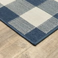 thumbnail image 2 of Oriental Weavers Meridian Area Rug 2598V Outdoor Blue Blocks Cubes 6' 7" x 9' 6" Rectangle, 2 of 4
