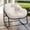 Beige, variant on HABUTWAY Patio Rocking Chairs, Oversized Papasan Rock Chair Outdoor with Thick Padded Cushion, Rocker Egg Seat Indoor for Front Porch, Garden, Patio, Backyard, Pink