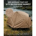 thumbnail image 6 of Gonex Instant Camping Cot Tent for Adults - No-Pole-Threading 1-Person Waterproof Tent & Cot Combo, Easy 5-Min Set Up Off-Ground Camp Bed for Hiking, Backpacking, Beach, 6 of 8
