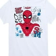 thumbnail image 3 of Marvel Your Friendly Neighborhood Spider-Man - Scribble - Toddler And Youth Short Sleeve Graphic T-Shirt, 3 of 5