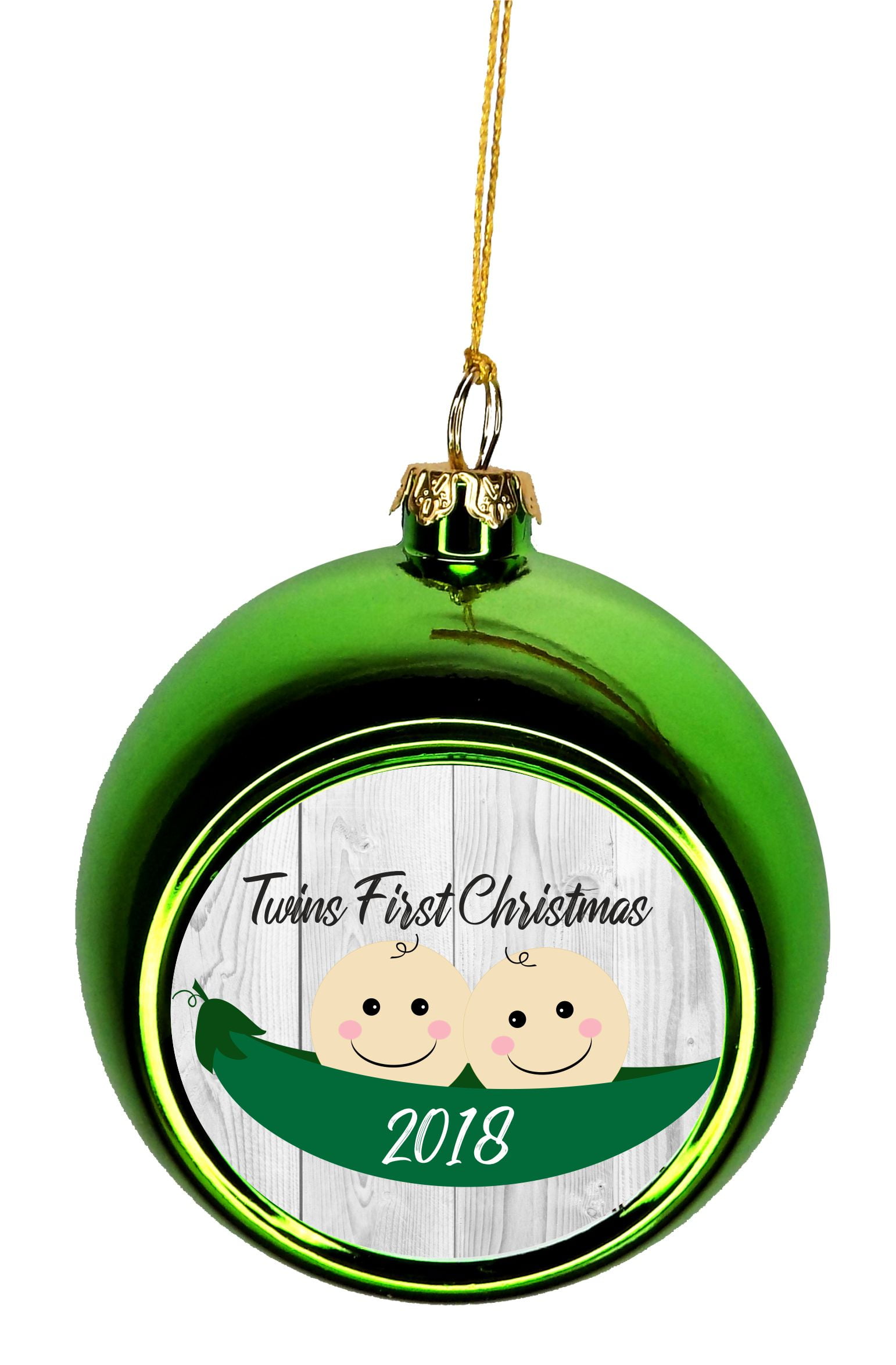 twins first christmas ornament 2018