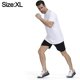 thumbnail image 2 of Mens Athletic Performance T Shirt -crewneck Cotton Outdoor Activewear Short Sleeve Topswhite, 2 of 4