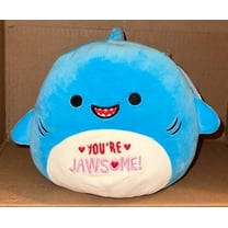 Squishmallow 8” REY The Blue Shark “You’re JawSome” Valentines day