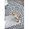 thumbnail image 5 of CC Home Furnishings Rectangular Marble Tray with Dragonfly Handles - 15.5", 5 of 9