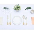 thumbnail image 6 of Unique Bargains Silverware Set Stainless Steel Flatware Silver Gold 4 Pcs, 6 of 6