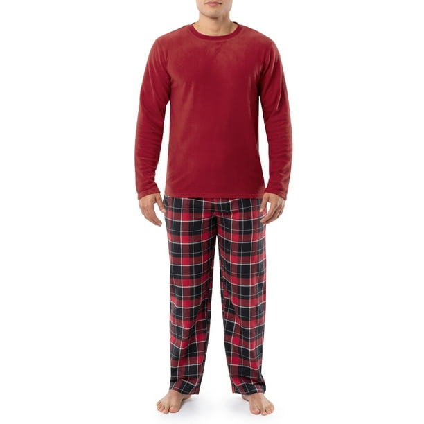 fruit of the loom men's microfleece pajama pant