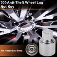 thumbnail image 2 of 305 Llave de tuerca de bloqueo de rueda para Mercedes-Benz Llave de tuerca de bloqueo de rueda antirrobo herramienta de extracción 1 Pc, 2 of 6