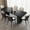Black, variant on Guyii 62.99" Dining Table Set of 5, Modern White Rectangular Dining Table with 4 Chairs, 5 Piece Dining Room Table Sets for Kitchen