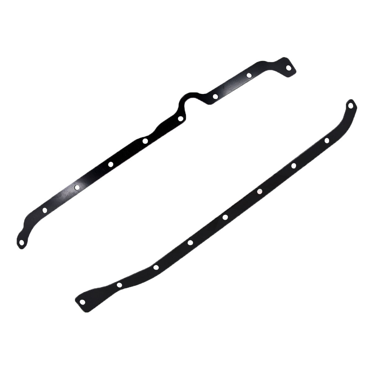 For 8602 Chevy SB Oil Pan Reinforced Rails One Piece Rear Main Seal