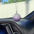 thumbnail image 2 of Colgante de espejo retrovisor WEIHJMXG Adorno colgante de diamantes de imitación Violeta, 2 of 3