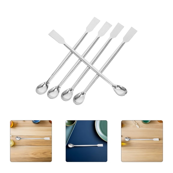 CTIRCHIU 12Pcs Lab Utensils Stainless Steel Sampling Spoons for Stirring and Measuring