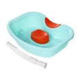 thumbnail image 3 of Bañera de lavado de cabello enjuague Tazón de limpieza para el cabello bandeja de lavado portátil bandeja para lavado para sala de estar de noche Verde, 3 of 8