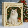 thumbnail image 4 of PEIBang Christmas Cat Advent Calendar,Cute Kitten Ornaments for Xmas Tree,24 Days of Christmas Advent Calendar for Cat Lovers,Holiday Decor, 4 of 6