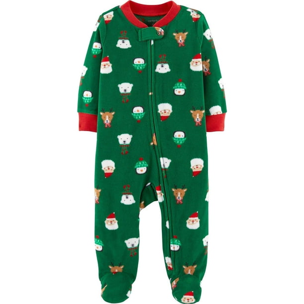 Carter's Carter's Baby Boys' Christmas ZipUp Fleece Sleep & Play
