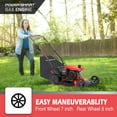 thumbnail image 6 of SYNGAR 209CC 4-Stroke Lawn Mower, 21 inch 3-in-1 Gas Powered Self Propelled Lawn Mower with Motor Oil and Bag, 5 Heights Adjustable, Cordless Self Propelled Grass Mower for Patio, Garden, Yard, Red, 6 of 7