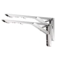 thumbnail image 4 of Naiovety 2 uds soportes de estante plegables de acero inoxidable de alta resistencia soporte de estante plegable para de trabajo ahorro de espacio Conjuntos de muebles de dormitorio Numero 3 Naiovety HA024806-03, 4 of 6