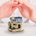 thumbnail image 4 of fastboy Fairy Garden Kit Synthetic Resin Durable Beautiful Eye-catching Porable Terrarium Decor Different Display Balcony Decoration Gray, 4 of 5