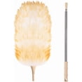 thumbnail image 1 of FeelfunFeather Extendable Cleaning Duster,Extra-Long Telescoping Feather Dusters with Stainless Steel Extension Pole Up to 100" for Cleaning High Ceiling Fan, High Ceilings,Furniture, 1 of 8