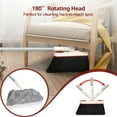 thumbnail image 5 of JEHONN Broom and Plastic Dust Pans Set for Home with 54 inches Long Handle (Grey&Red), 5 of 7