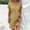 Khaki, variant on Wedding Guest Dresses 2026 Solid Color Sun Dress V Neck Short Sleeve Graduation Oversized Spring Dresses for Women 2026 Beach Necessities for Date Night M