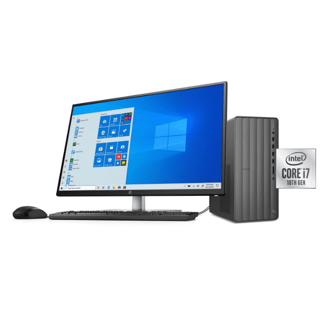 エイチピー HP Envy TE01 Gaming ＆ Business Desktop PC (Intel i7-10700 8-Core,  32GB RAM, 512GB m.2 SATA SSD 2TB HDD (3.5), GeForce RTX 3060, WiFi, Win 