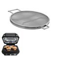 thumbnail image 2 of Kitchen Splatter Screen Pot Cover Fine Mesh Oil Barrier Home Grease Guard Easy Cleaned For IG651 IG601 Barbecue Machine, 2 of 4