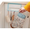 thumbnail image 7 of 1PC Kitchen Cabinet Rag Towel Rack, No Punching Plastic Storage Hanging Rack Towel Bar Shelf Hand Towels Holder for Bathroom,Kitchen,Living Room, 7 of 7