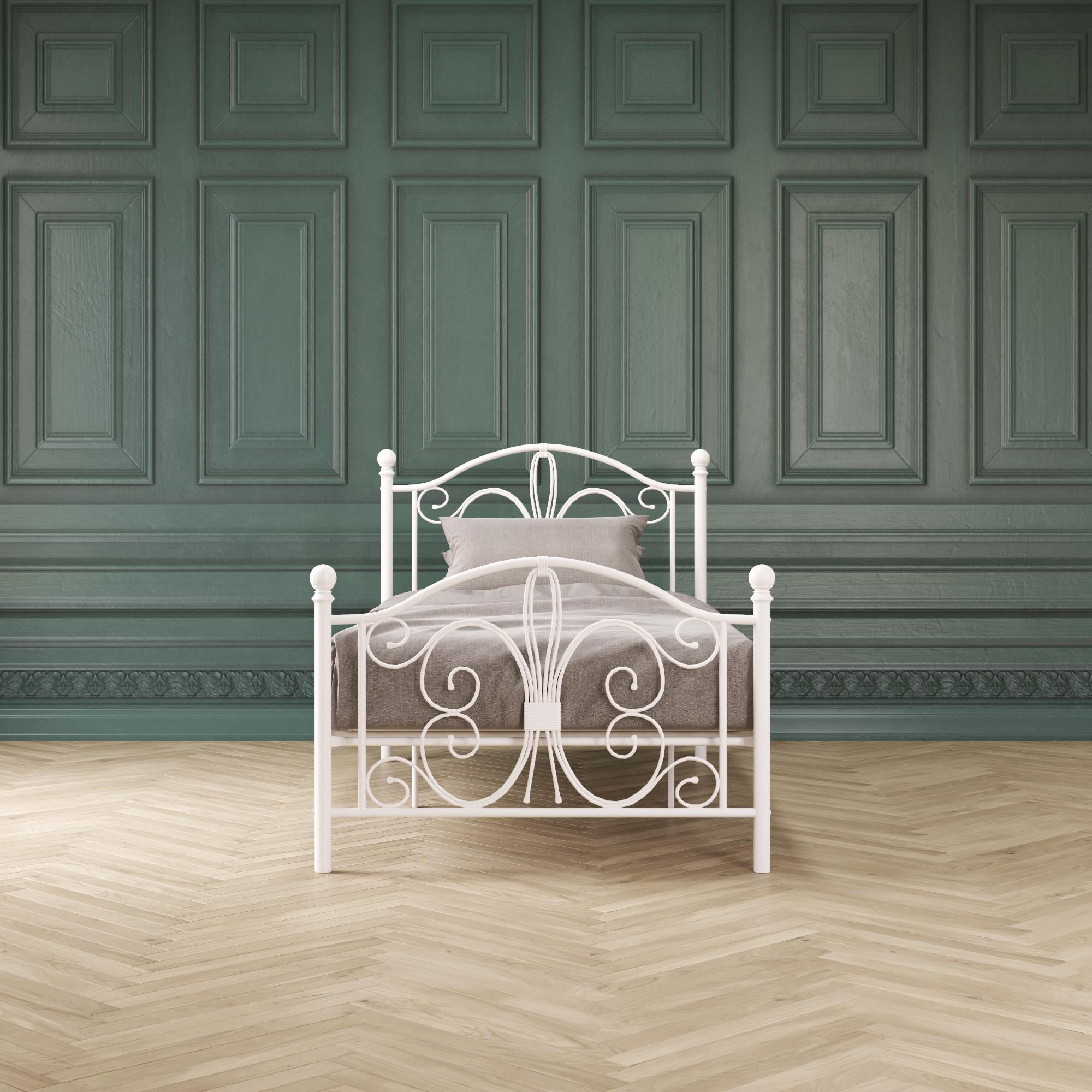 metal twin bed