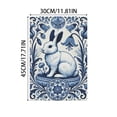 thumbnail image 3 of TIELUTT Easter Garden Flag Easter Cute Bunny Garden Flag Double Flag Pool Yard Flag Flag Decoration Garden Holiday Banner for Mantle Alphabet Banner for Wall Triangular Flag Leopard Banner Flag for M, 3 of 8